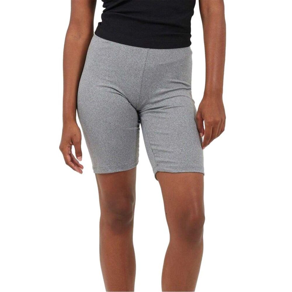 Brave Soul Womens/Ladies Snug Fit Cycling Shorts / Grey Marl